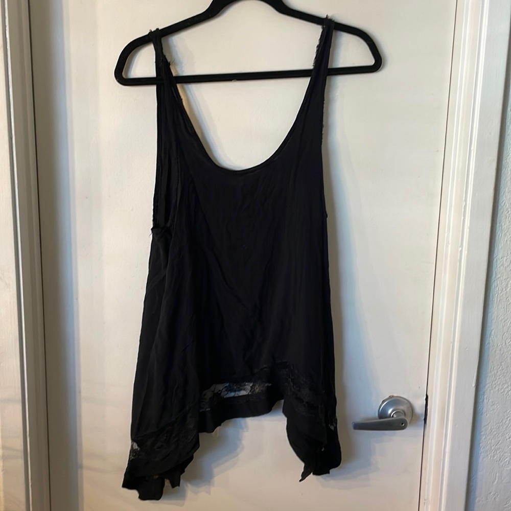 Free people Lace Flowy Shirt